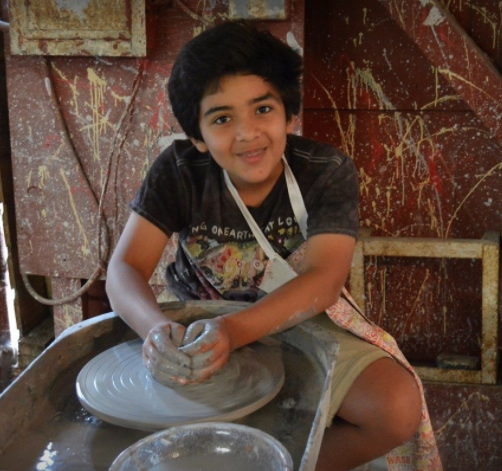 art camp pottery